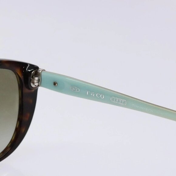 TIFFANY&Co. Sunglasses plastic Brown Auth - Picture 7 of 14